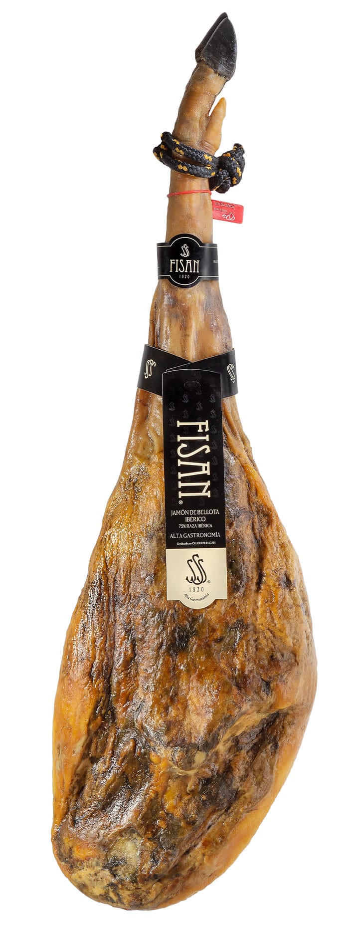 Jamón de bellota 75% raza ibérica FISAN