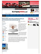 Publicación de FISAN en Europapress