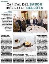 Publicación sobre FISAN en evento CAPITAL DEL SABOR IBÉRICO DE BELLOTA Toledo 2016