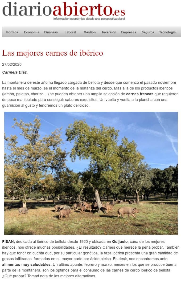 carnes del ibérico