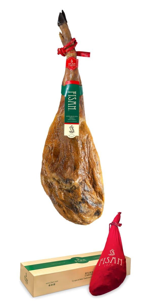 Prosciutto di bellota iberico 50% razza iberica taglio a mano deluxe FISAN