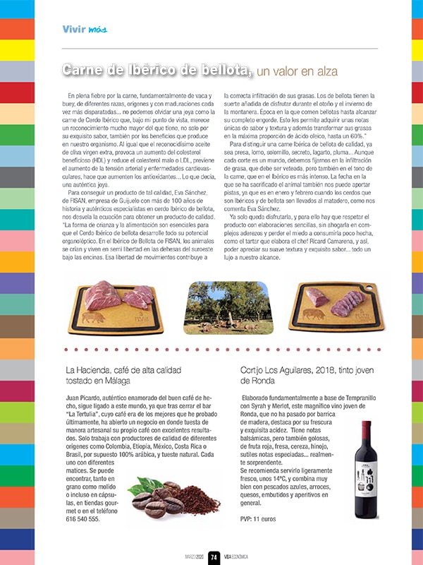 Publicación sobre Carne de ibérico de bellota, un valor en alza