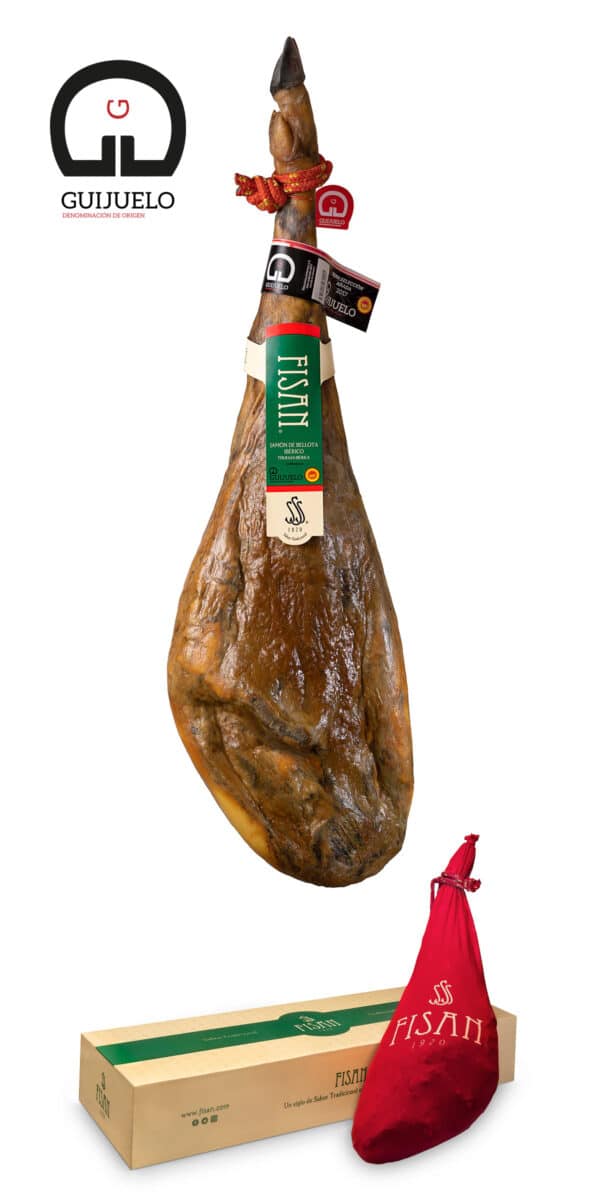 jamón de bellota ibérico 75% raza ibérica D.O. Guijuelo Sabor tradicional