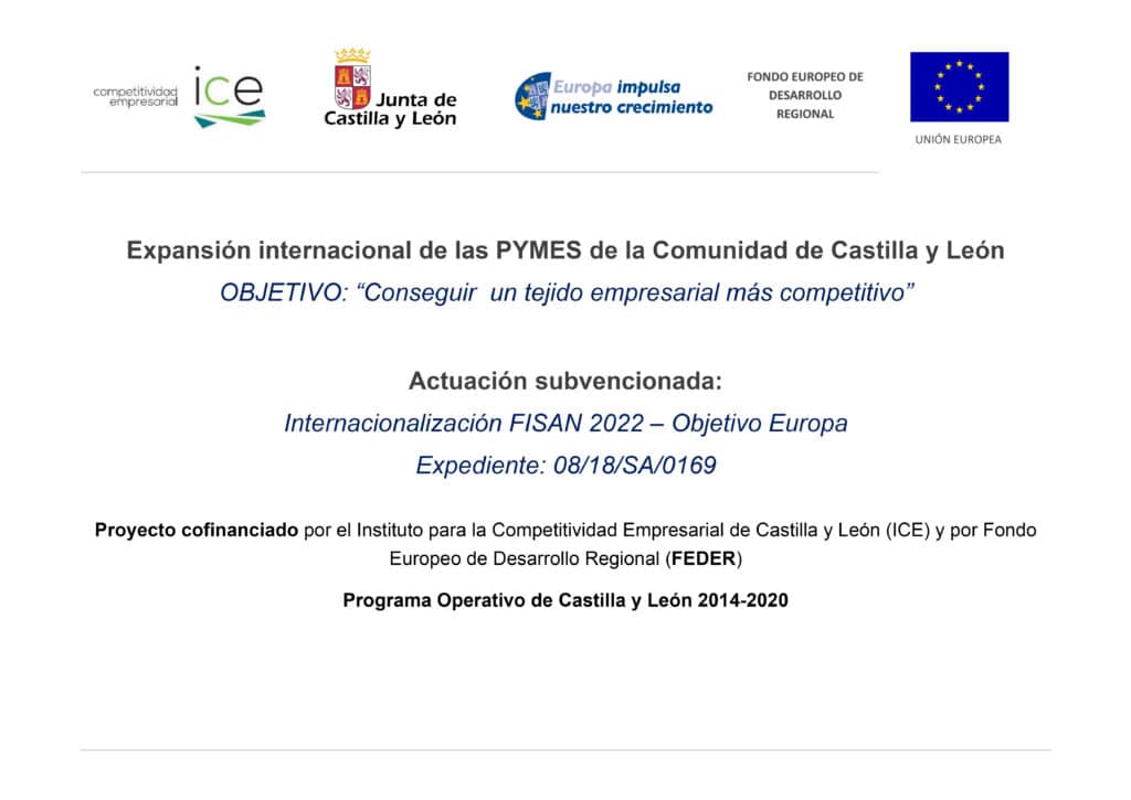 Certificado Competitividad Empresarial ICE: Participación en Feria SIRHA LYON 2023