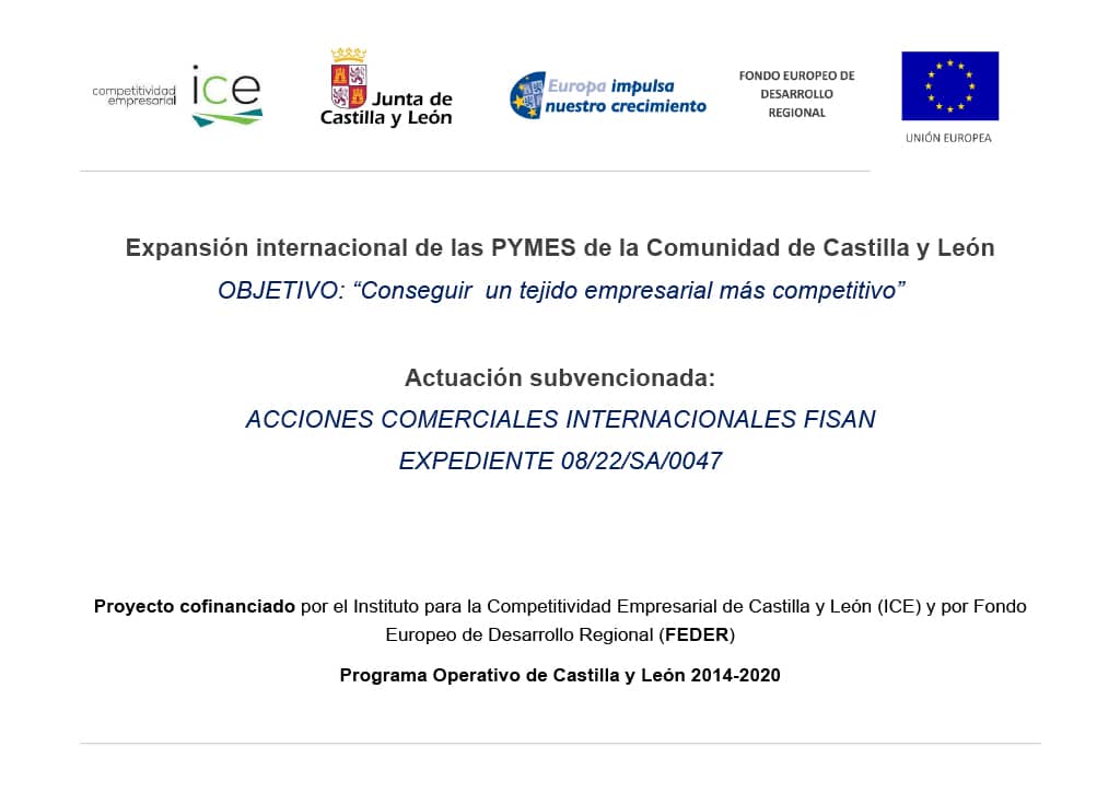 Certificado Competitividad Empresarial ICE: Acciones Comerciales Internacionales Fisan