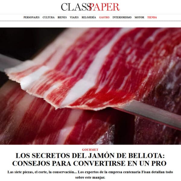CLASSPAPER –  LOS SECRETOS DEL JAMÓN DE BELLOTA