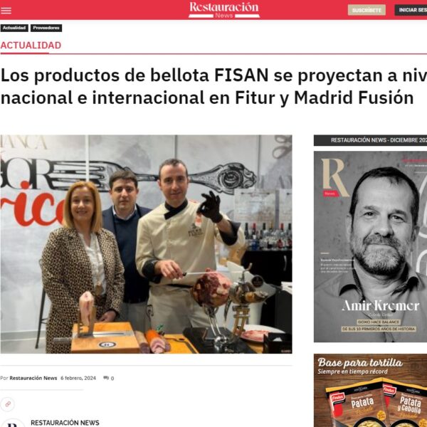 FISAN BRILLA EN FITUR Y MADRID FUSIÓN