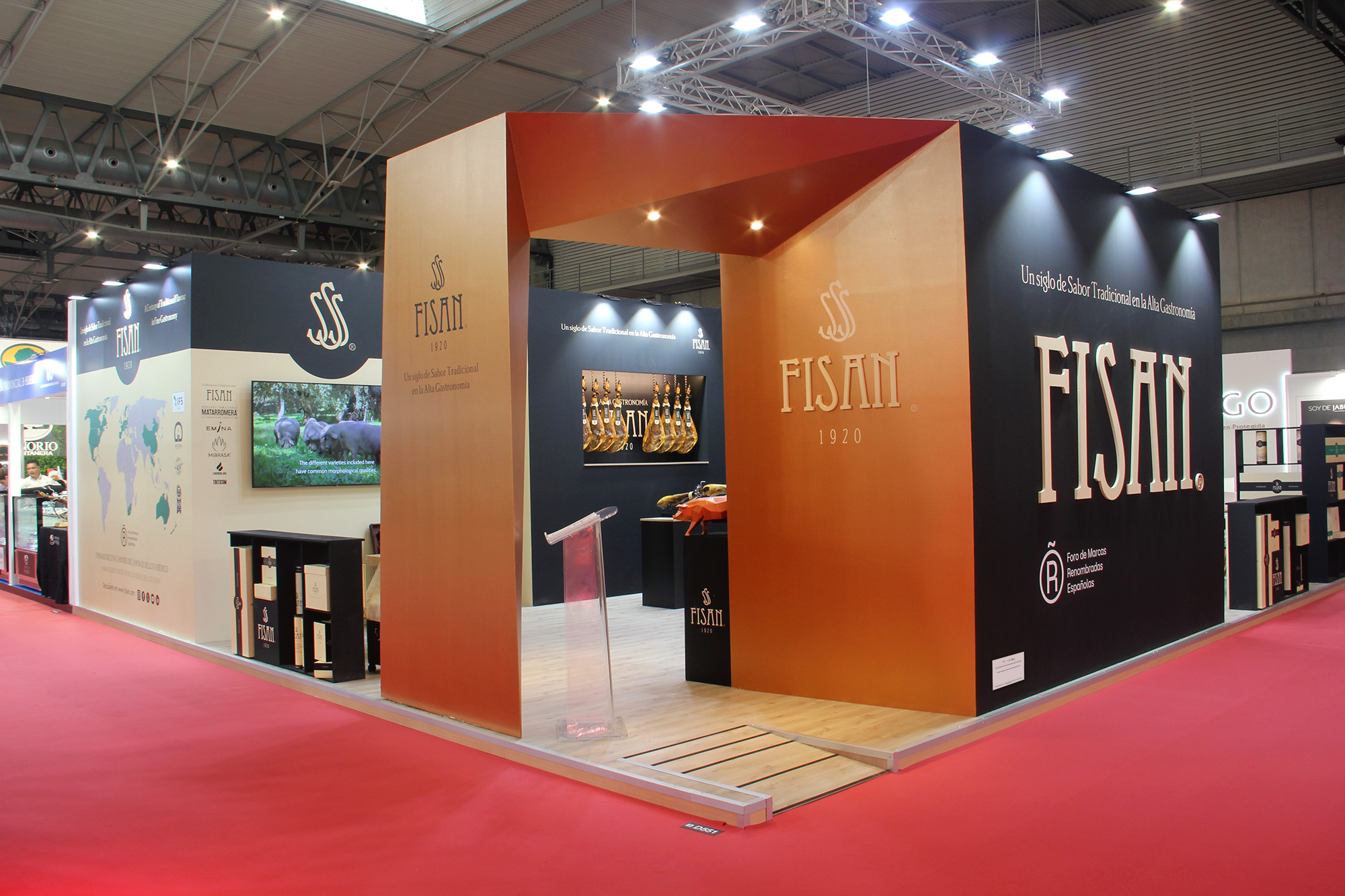 Ibericos FISAN stand at Alimentaria 2024