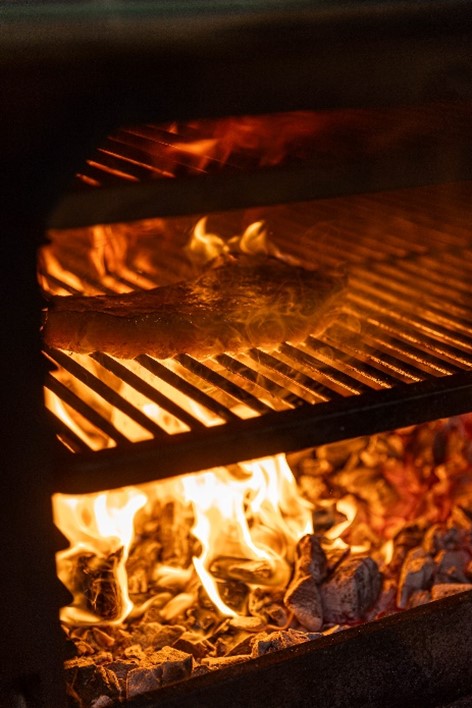 FISAN Bellota Iberico Pork Chop in MiBrasa oven