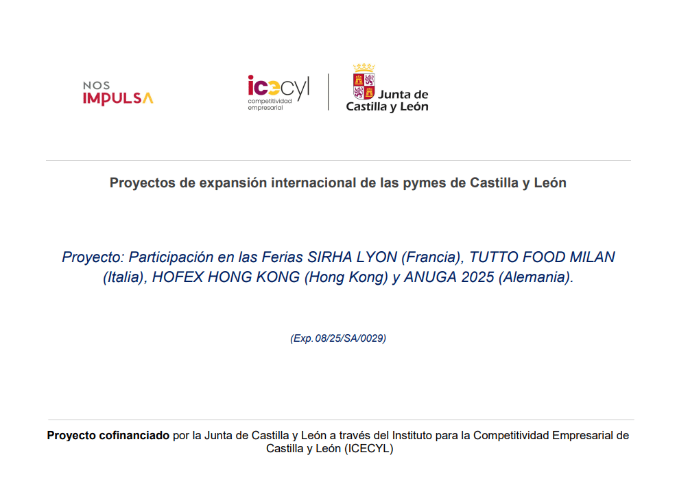 Proyectos de expansión internacional de las pymes de Castilla y León