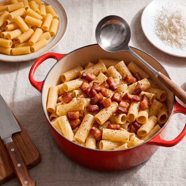 Pasta alla Gricia con Papada de Bellota Ibérica FISAN